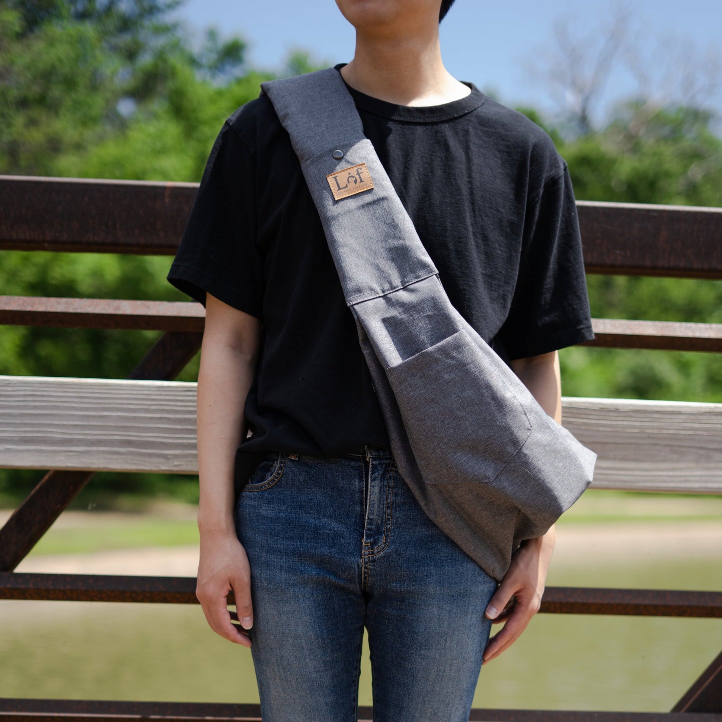 Lof Mesh Sling Bag