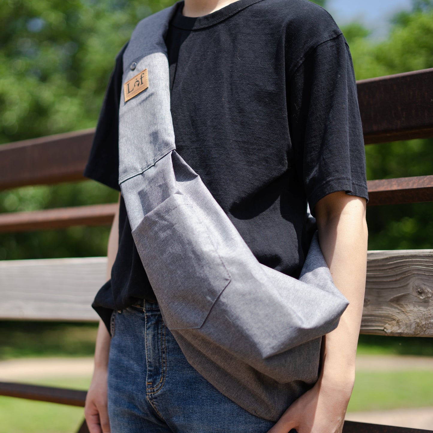Lof Mesh Sling Bag