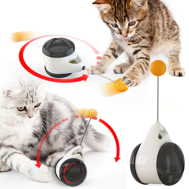 Wheel Swinging Ball Cat Toy