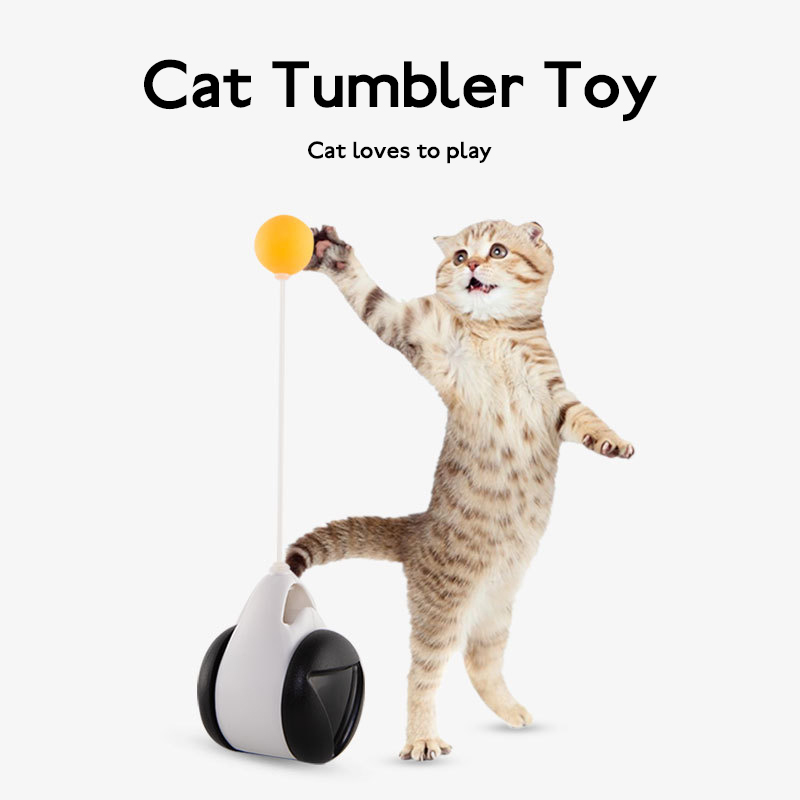 Wheel Swinging Ball Cat Toy