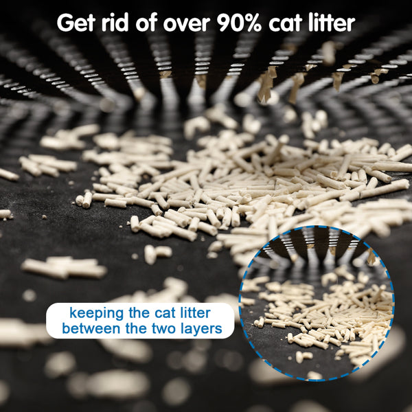Double-Layer Cat Litter Trapping Mat