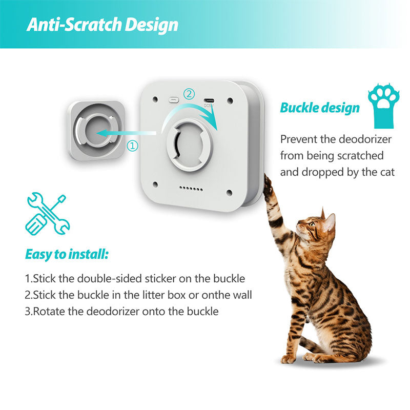 Smart Odor Purifier for Cat Litter Box