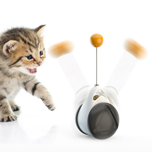 Wheel Swinging Ball Cat Toy